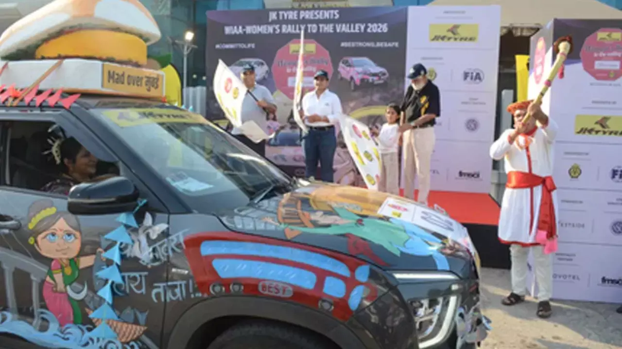 WIAA Women’s Car Rally to Valley 2026 flags off from Mumbai with over 200 participants