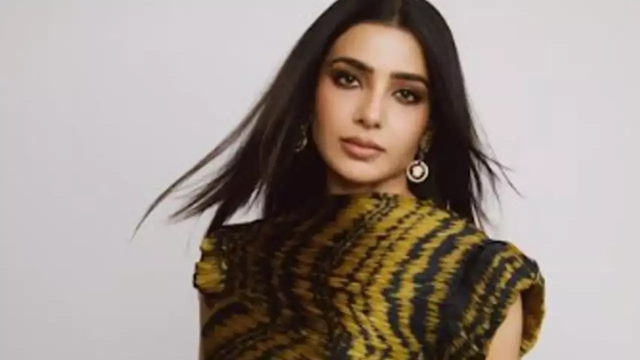 Samantha impresses fashion enthusiasts in animal print Samantha impresses fashion enthusiasts in animal print