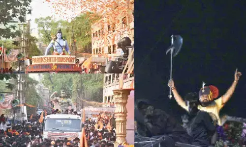 City resonates with devotion during Shobha Yatra