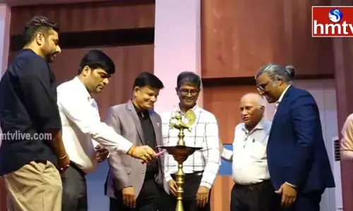 Dignitaries Inaugurate Hans India Education Awards 2026 with Traditional Lamp Lighting
