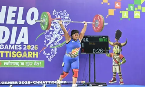 KITG Day 4: Weightlifter Nikita wins first gold for Chhattisgarh, Odisha women dominate last day of swimming KITG Day 4: Weightlifter Nikita wins first gold for Chhattisgarh, Odisha women dominate last day of swimming
