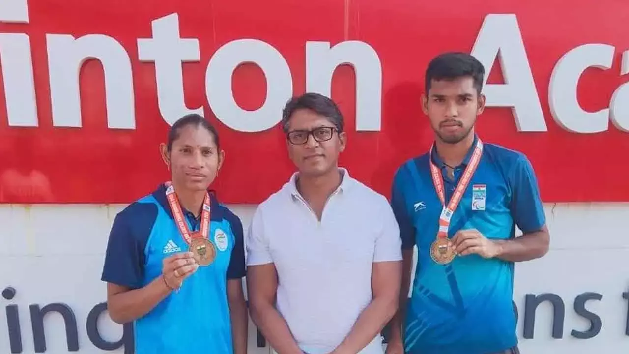 Telangana Athletes Shine with Gold Medals Telangana Athletes Shine with Gold Medals