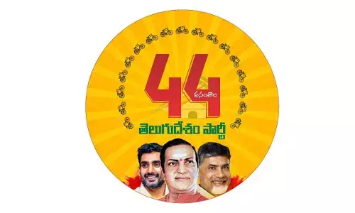 TDP Celebrates 44th Formation Day, CM Chandrababu recalls partys achievements