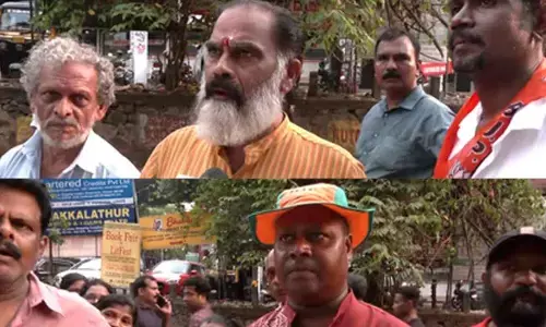 Locals in Thrissur shower praise on PM Modi, express support for NDA in Kerala Locals in Thrissur shower praise on PM Modi, express support for NDA in Kerala