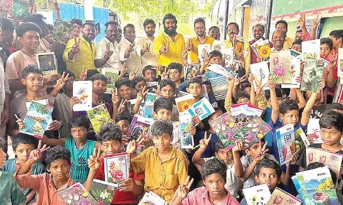 Stationery distributed to students