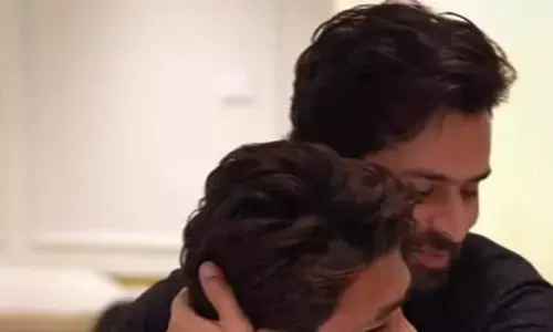 Dipika Kakar and Shoaib Ibrahim host singer Shahzad Ali at Mumbai home Dipika Kakar and Shoaib Ibrahim host singer Shahzad Ali at Mumbai home