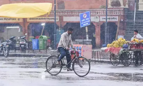 Rain lashes parts of Rajasthan; Met dept sounds orange, yellow alert