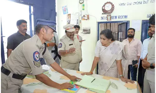 Anitha targets YSRCP, stresses law and order, port progress