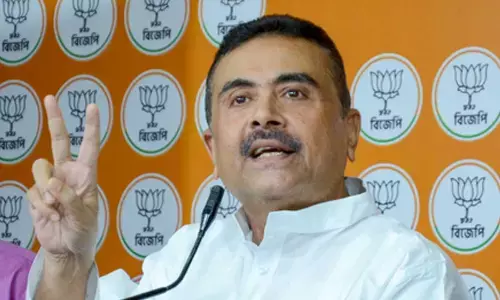 LoP Adhikari, state BJP chief seek ECI intervention to stop location tracking of cell phone by Bengal Police