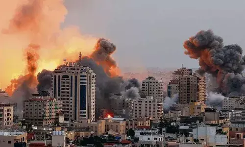 City kids hope warmongers will turn a new leaf City kids hope warmongers will turn a new leaf