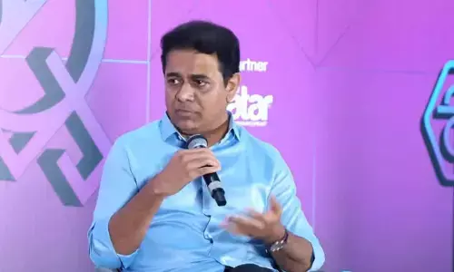 KTR leaves for US to address Columbia conference KTR leaves for US to address Columbia conference