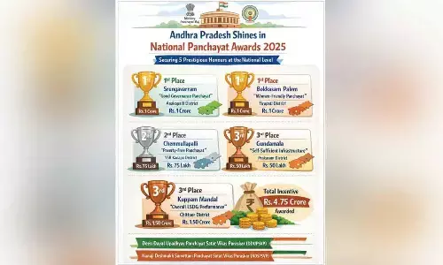 AP wins five national panchayat awards