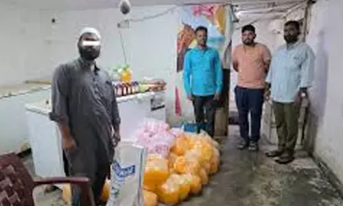 Police bust unhygienic  unit, seize ice candy,  lassi worth Rs 5 Lakh