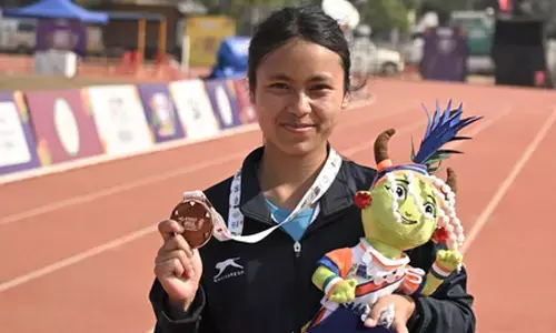 KITG 2026: Bethlyne Makri bags bronze months after switching to race-walking KITG 2026: Bethlyne Makri bags bronze months after switching to race-walking