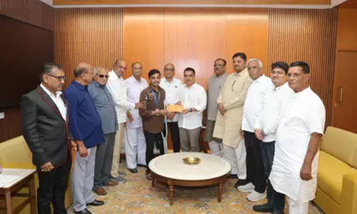 Gujarat Dy CM presides over jobs for differently-abled staff, aid to farmers’ heirs