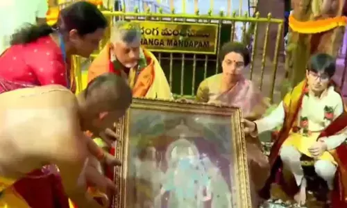 Grand Sita Rama Kalyanam Held at Vontimitta, CM Naidu offers silk robes