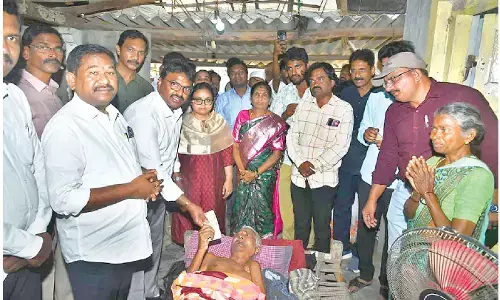 Ministers distribute NTR Bharosa pensions