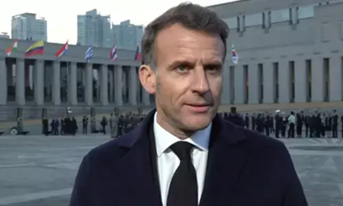Unrealistic to liberate Strait of Hormuz through force: French President Macron