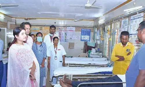 Collector conducts surprise inspection at Nandyal GG Hospital