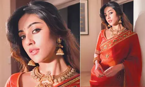 Anu Emmanuel’s traditional look wins hearts online