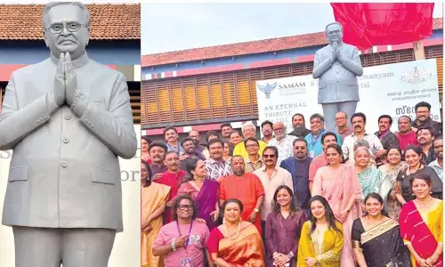 S P Balasubrahmanyam’s son pens emotional note after singers’ association installs SPB’s statue in Kerala