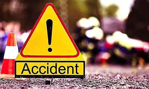 Bus Collides with Ambulance on NH44 in Kamareddy, Two Dead