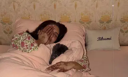 Bhumi Pednekkar cuddles with her furry friends on National Pet Day