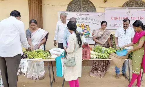 Organic vegetables highlight ‘Happy Sunday’ in Vijayawada
