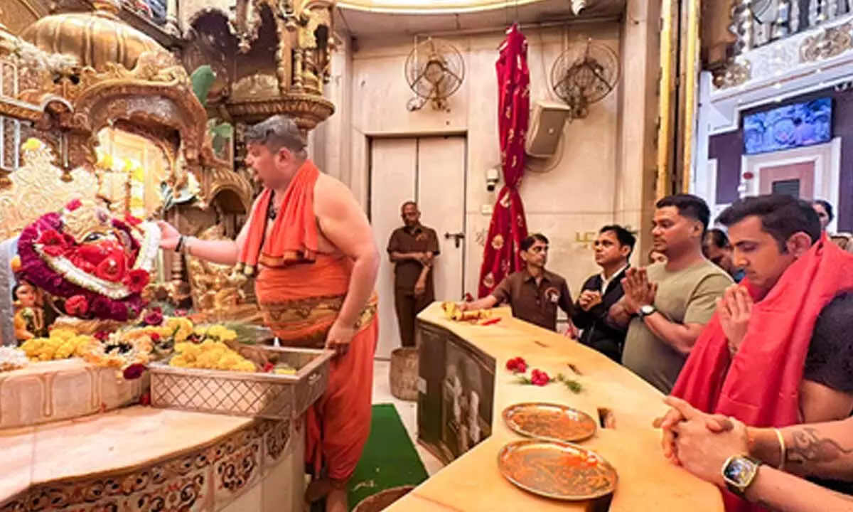 Head coach Gautam Gambhir seeks blessings at Khatu Shyam temple