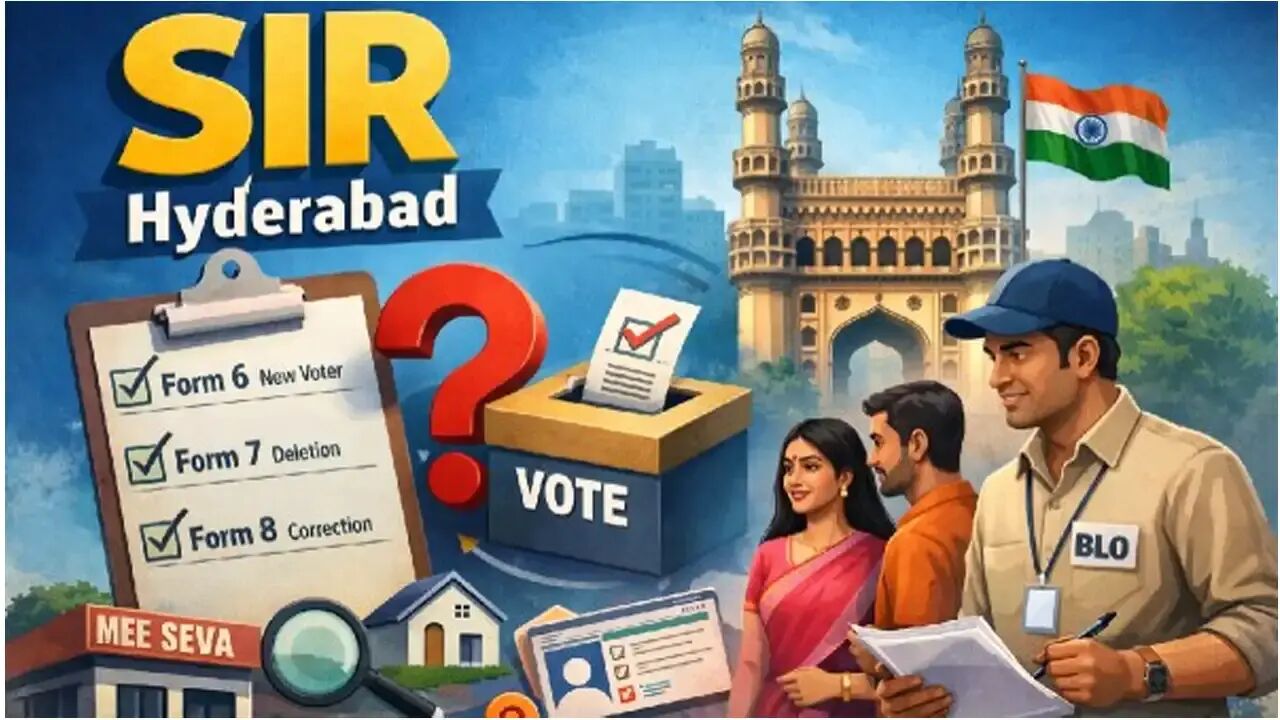 Hyderabad: City gears up for voter roll update under SIR drive