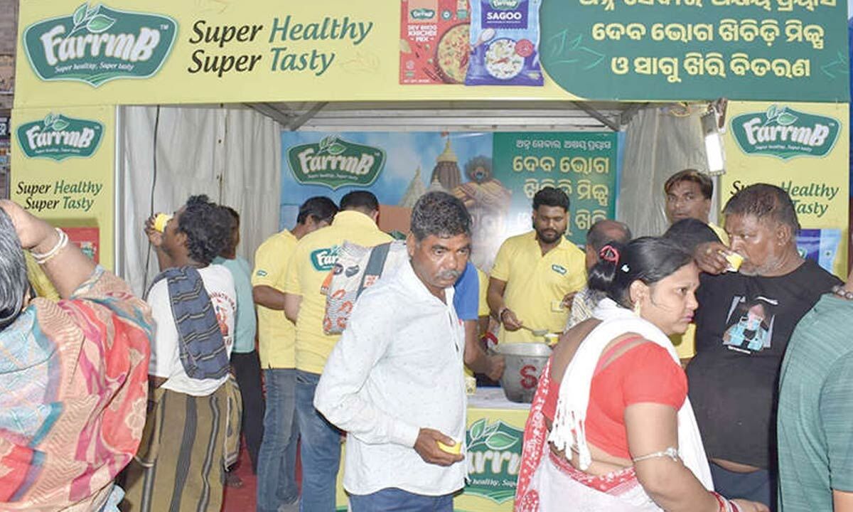 FarrmB serves ‘Deb Bhog Khechudi’ in Puri