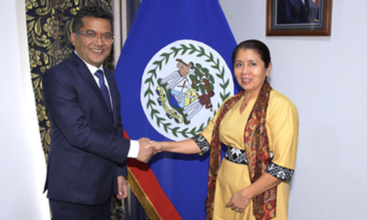 MoS Margherita holds talks with Governor General of Belize, meets Indian diaspora