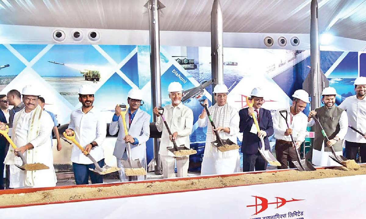 Foundation stone laid for BDL’s new naval systems manufacturing facility