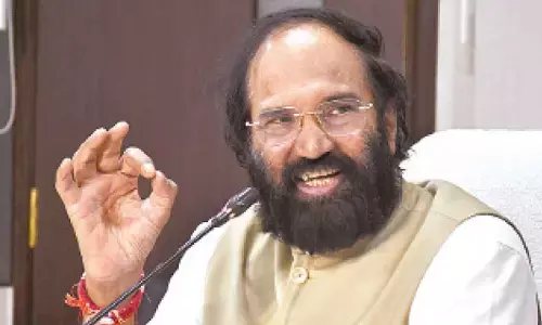 Uttam slams KTR over “politics on farmers deaths” amid grain procurement row