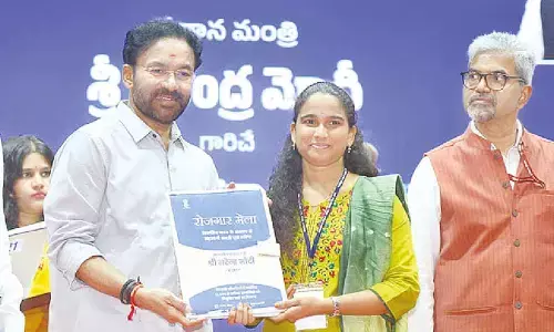 Kishan hands over appointment letters to over 220 candidates