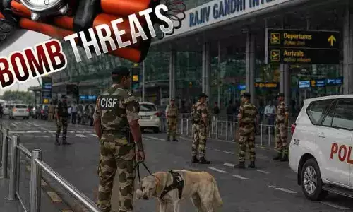 Bomb threat sparks panic at Shamshabad airport in Hyderabad