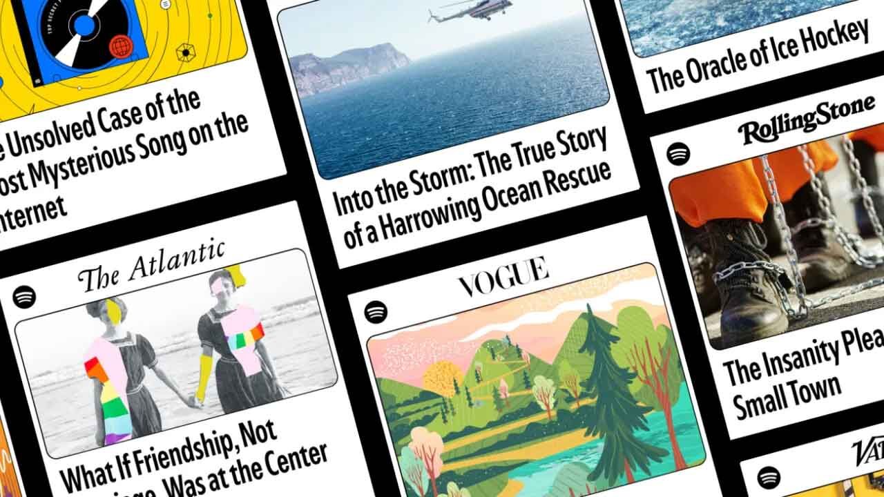 Spotify turns magazine stories into podcast-style audio experiences