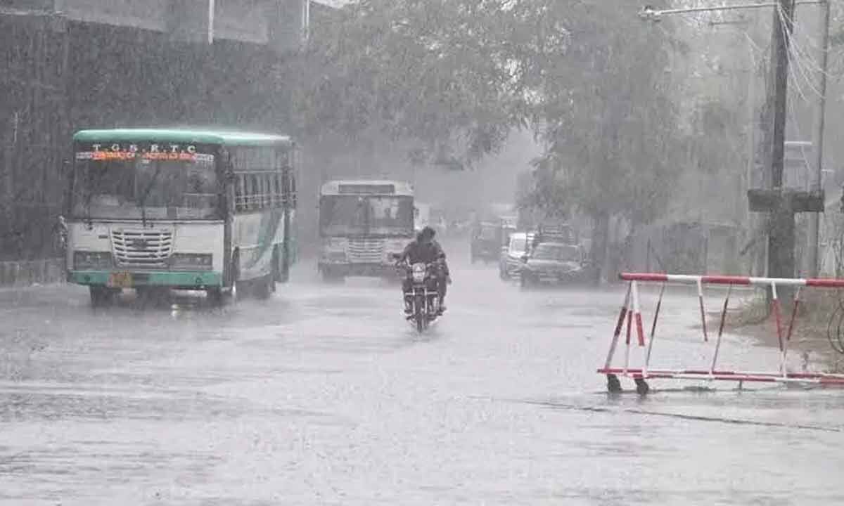Telangana Districts Alerted for Moderate Rains and Gusty Winds