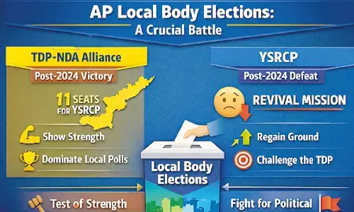 Local polls turn prestige battle for TDP, YSRCP