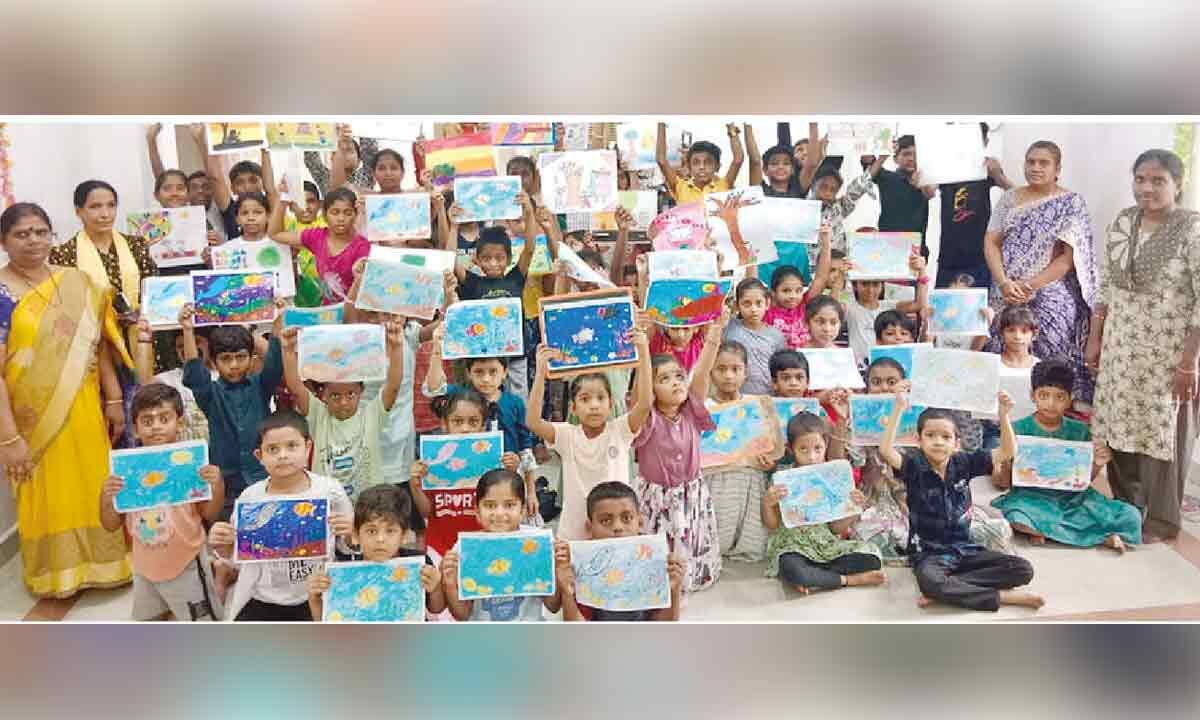 Students showcase creativity in drawing competitions