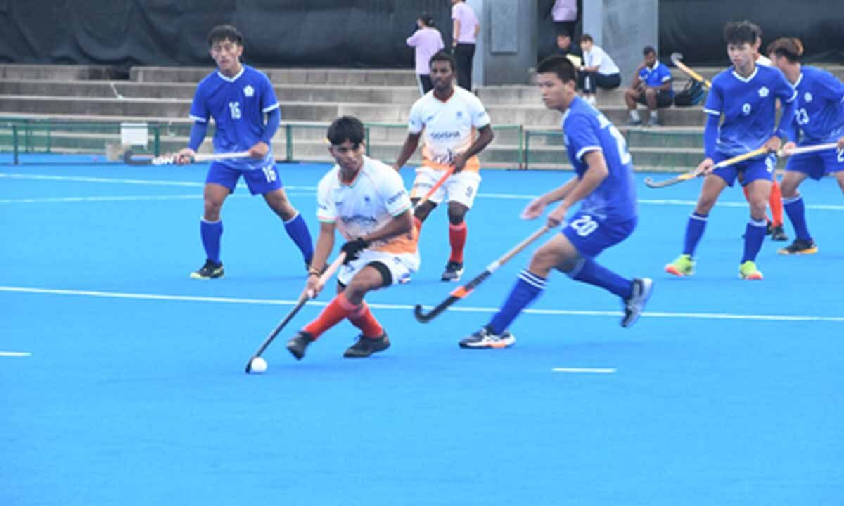 Men's U18 Asia Cup: Purti bags hat-trick as India hammer Chinese Taipei 13-1 to advance to semis