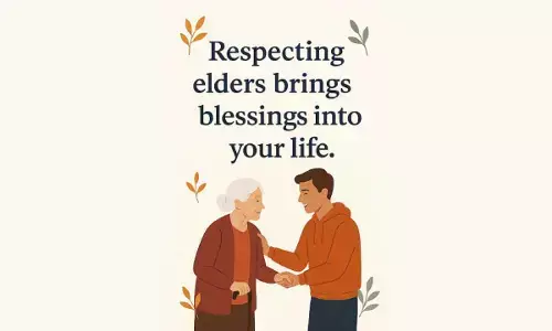 Treating elders with respect is the ultimate salutation