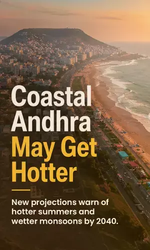 Coastal Andhra May Get Hotter and Wetter by 2040: Climate Change Impact on Andhra Pradesh