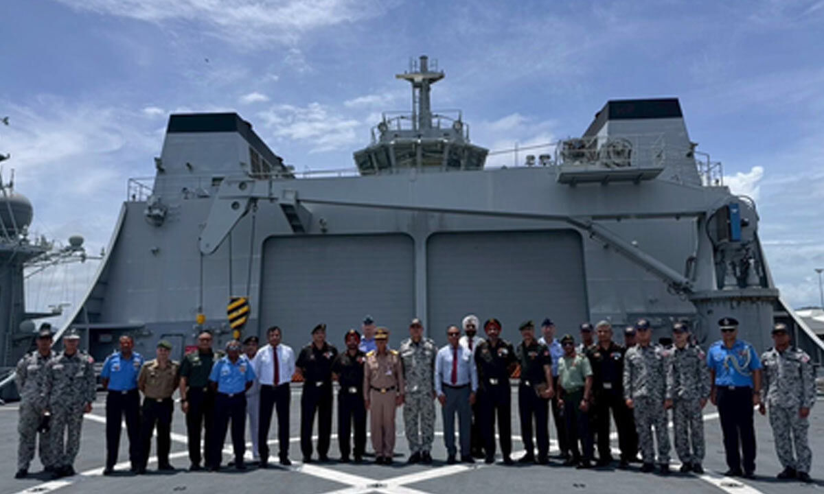 Indian NDC delegation visits Royal Thai Marine Corps HQ, discusses bilateral naval engagements
