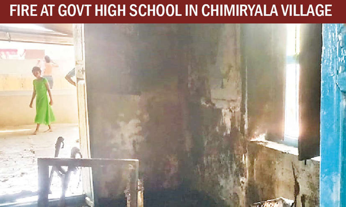 Textbooks, furniture, and records reduced to ashes in major fire