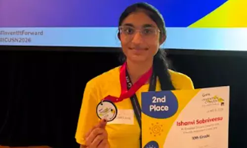 Telugu Student  Wins Second Prize at U.S. National Innovation Competition