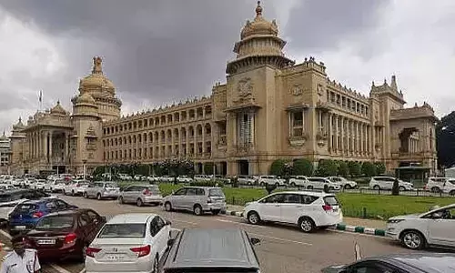 Chikkamagaluru farmer attempts suicide near Vidhana Soudha over compensation dispute