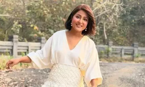 Hina Khan turns golden hour into a glamorous photoshoot after joking about ‘Anti-Delulu Pills’