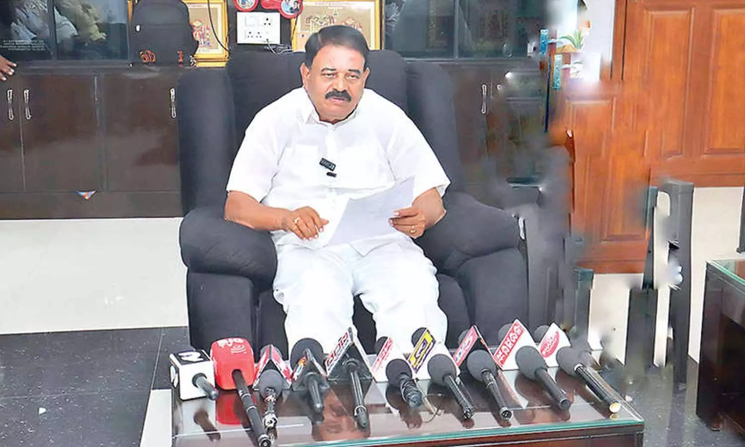 Raghunatha Reddy slams YSRCP criticisms, details direct benefit payouts Raghunatha Reddy slams YSRCP criticisms, details direct benefit payouts