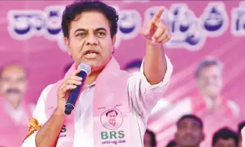 KTR blames Revanth for rain chaos in city